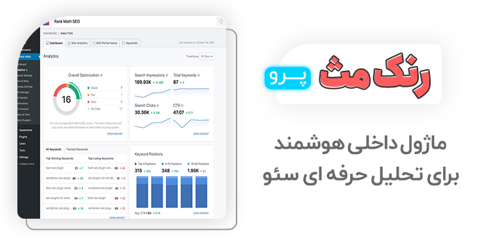 تحلیل سئو حرفه‌ای رنک مث