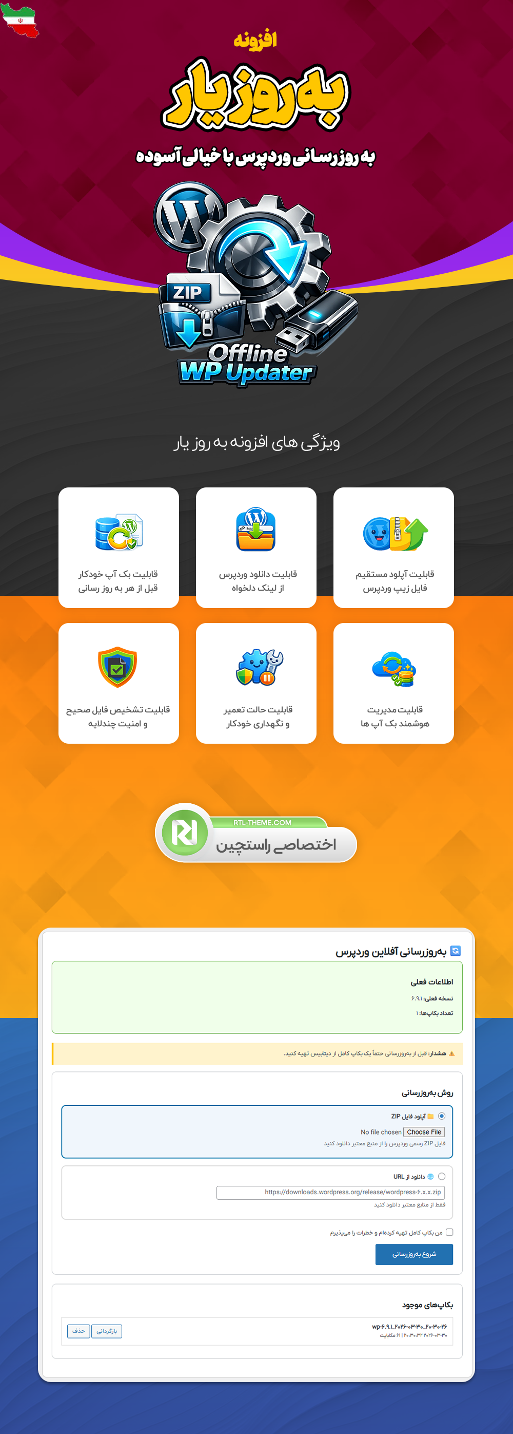 اینفوگرافی افزونه به روزیار