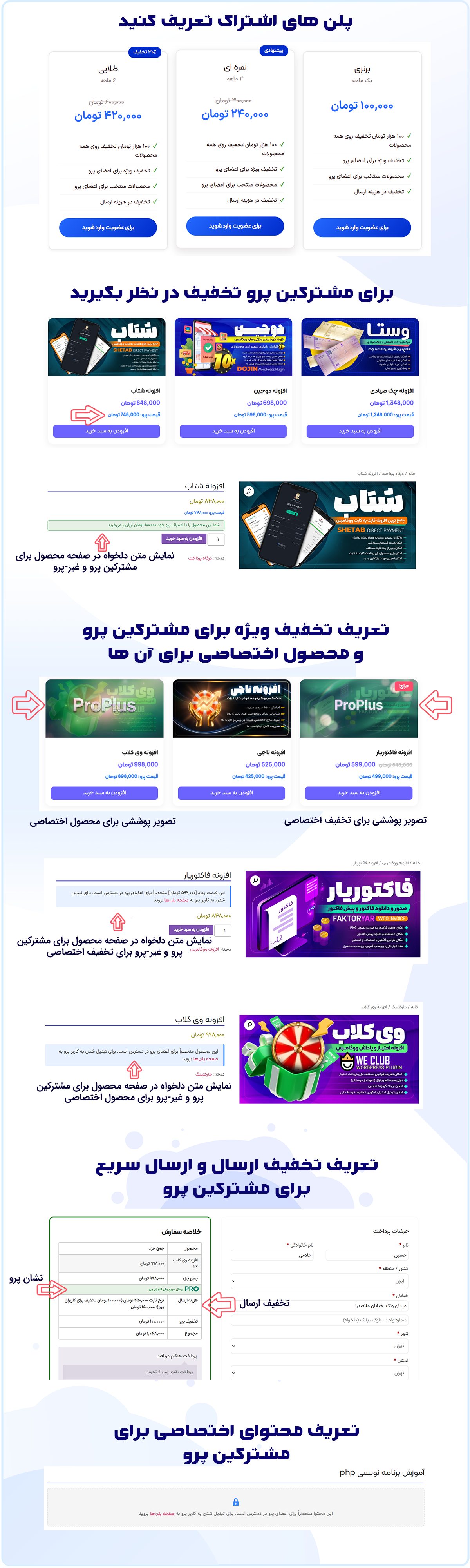 اسکرین شات افزونه پروپلاس