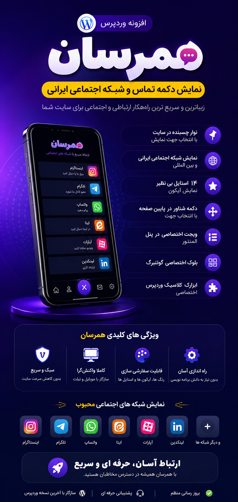 افزونه همرسان
