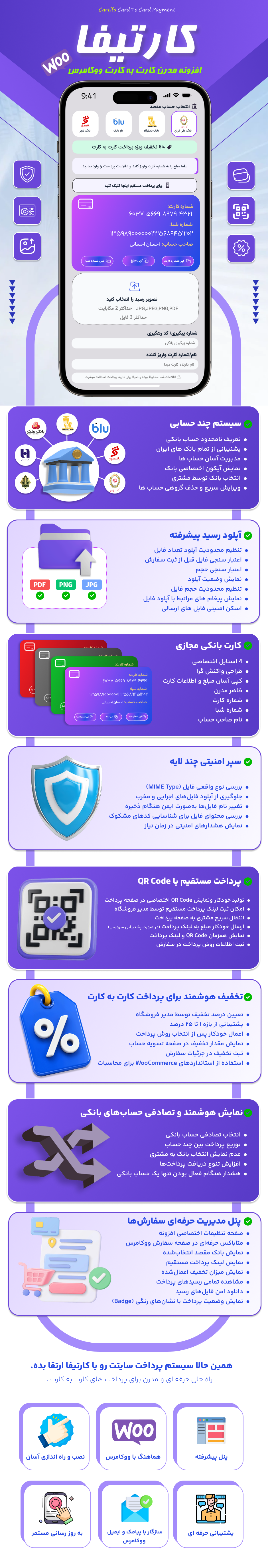 افزونه کارت به کارت کارتیفا