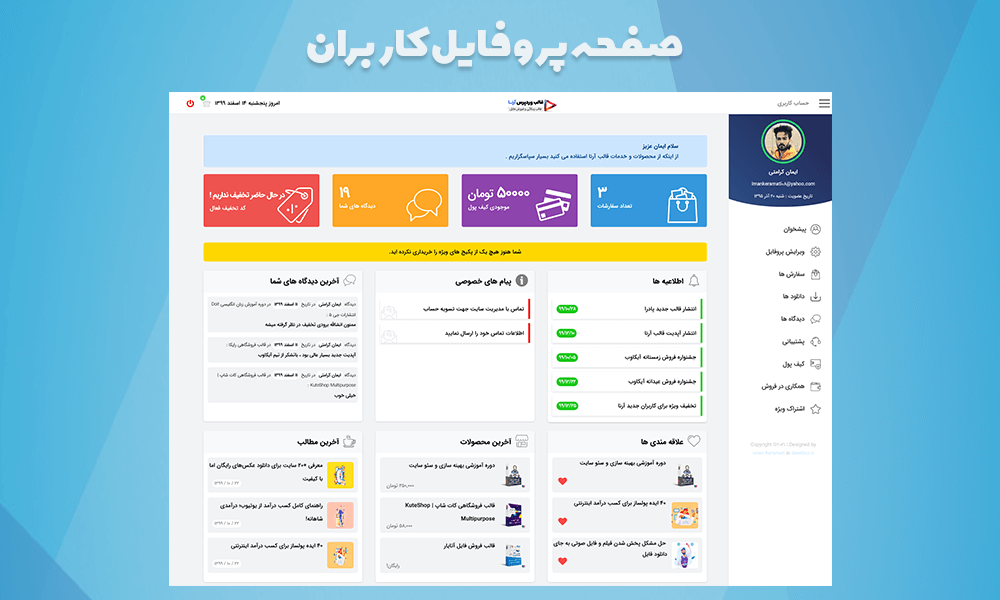 قالب فروشگاهی وردپرس